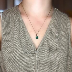 Green gem necklace